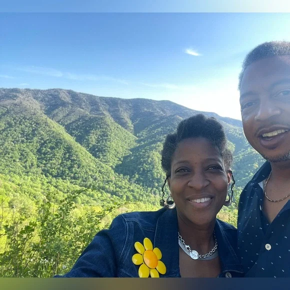 Vintage Handmade Black Crochet Shawl with Silver Highlights - Picture 15 of 16